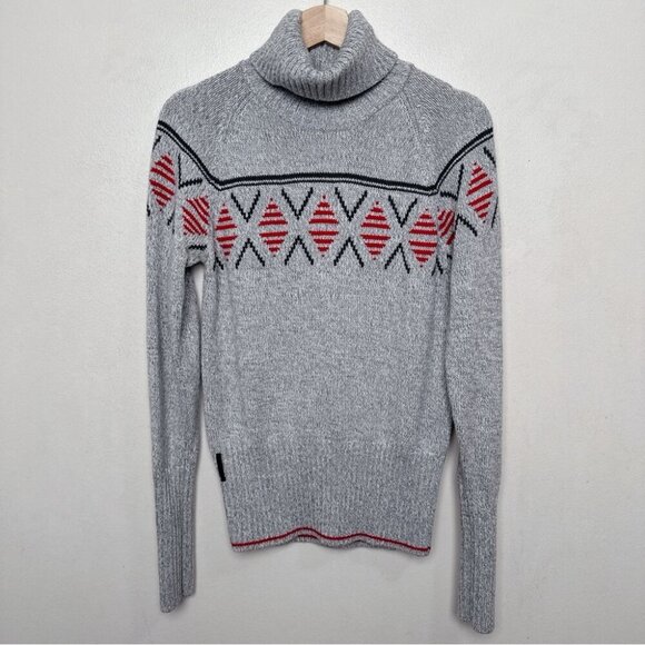 Icebreaker Womens Large Aura Long-Sleeve Wool Turtleneck Sweater - Picture 2 of 14